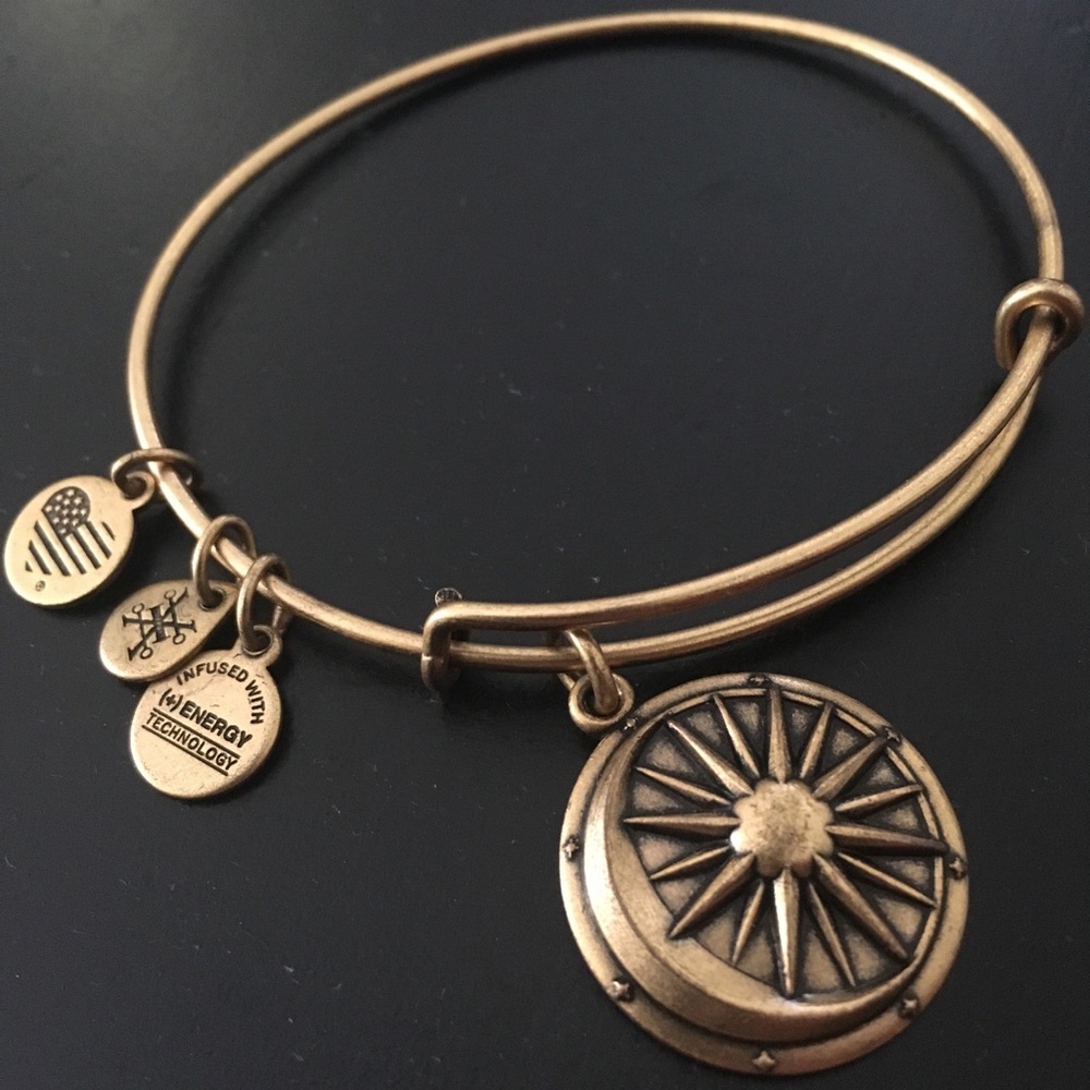 Alex and Ani Bracelet with Moon and Sun